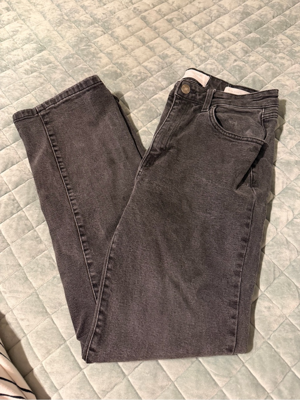 Cotton On Charcoal High-Rise Jeans - size 6